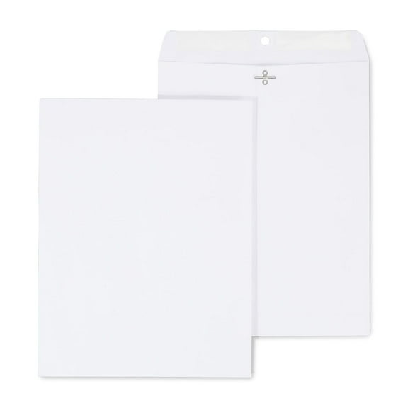 Staples Clasp & Gummed Catalog Envelopes 10"L x 13"H Bright White 200/Carton ST570231N-CCVS