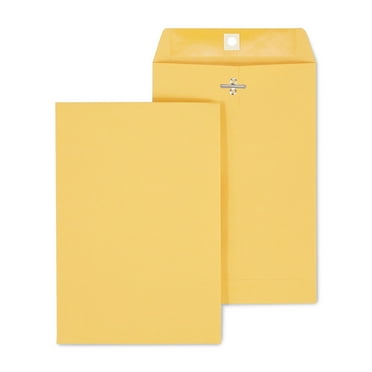 Staples Clasp Kraft Catalog Envelopes 6-1/2" x 9-1/2" Brown 100/BX 19815