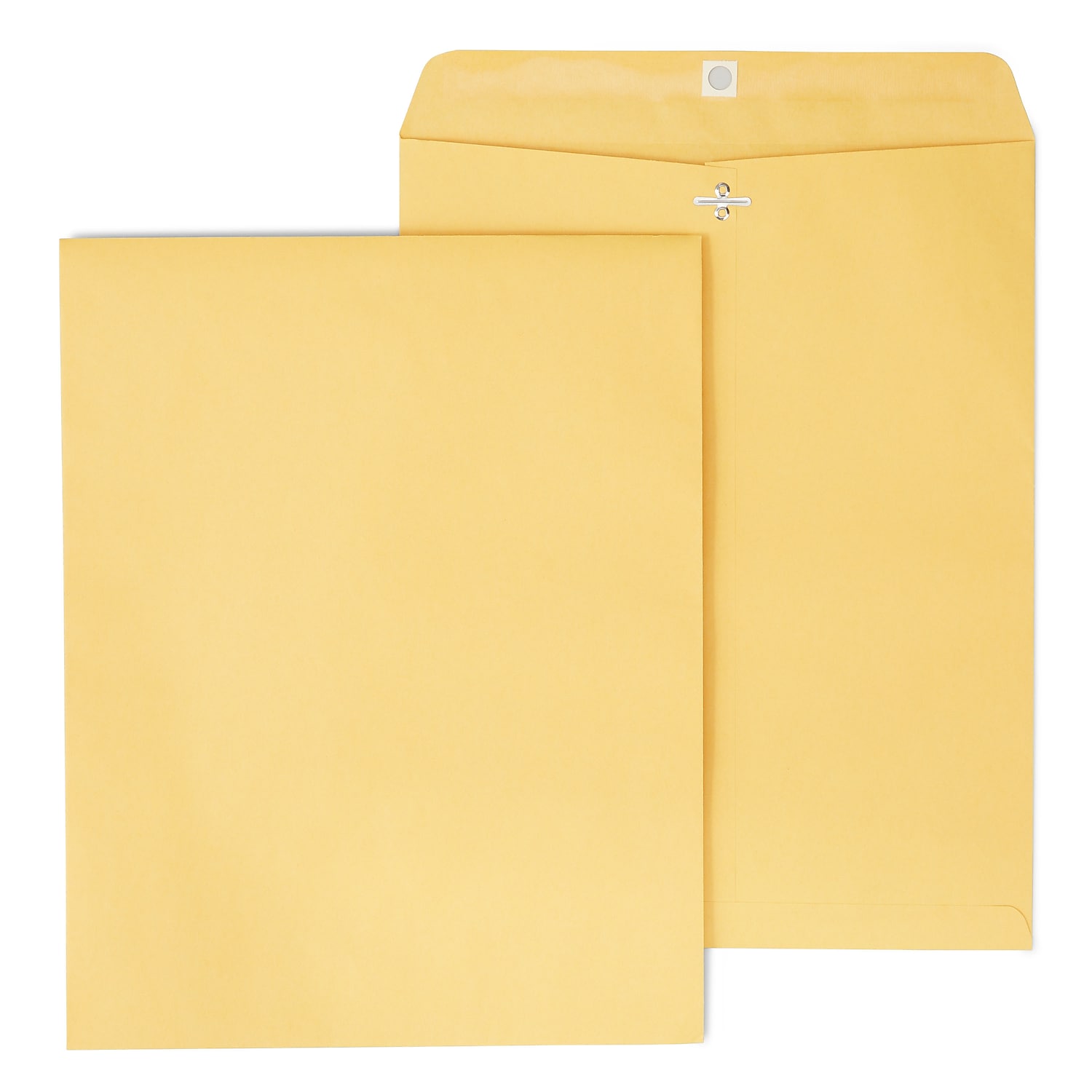 Staples Clasp Kraft Envelopes 11-1/2" x 14-1/2" Brown 100/BX (535039/17082)