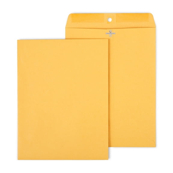 Staples Clasp & Moistenable Glue #12.5 Catalog Envelopes 9.5" x 12.5" Brown 200/Carton ST17745-CCVS