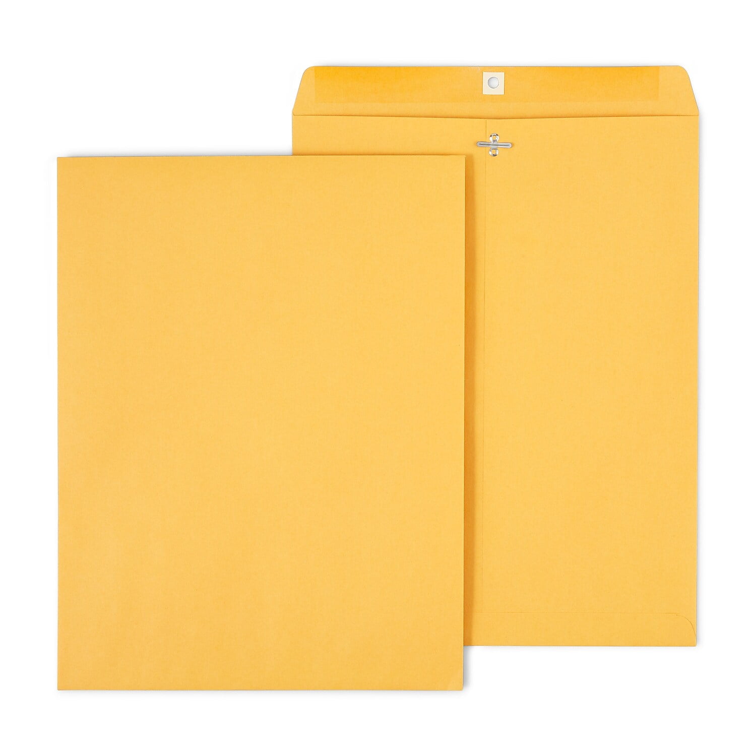 "Staples 12"" x 15.5"" Large Clasp Kraft Envelopes with Moistenable