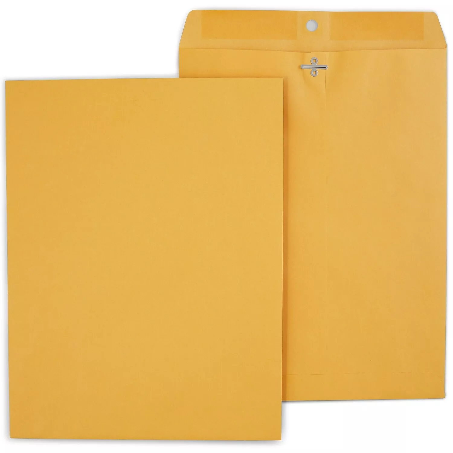 Staples Clasp & Moistenable Glue Catalog Envelopes 10"L x 13"H Brown