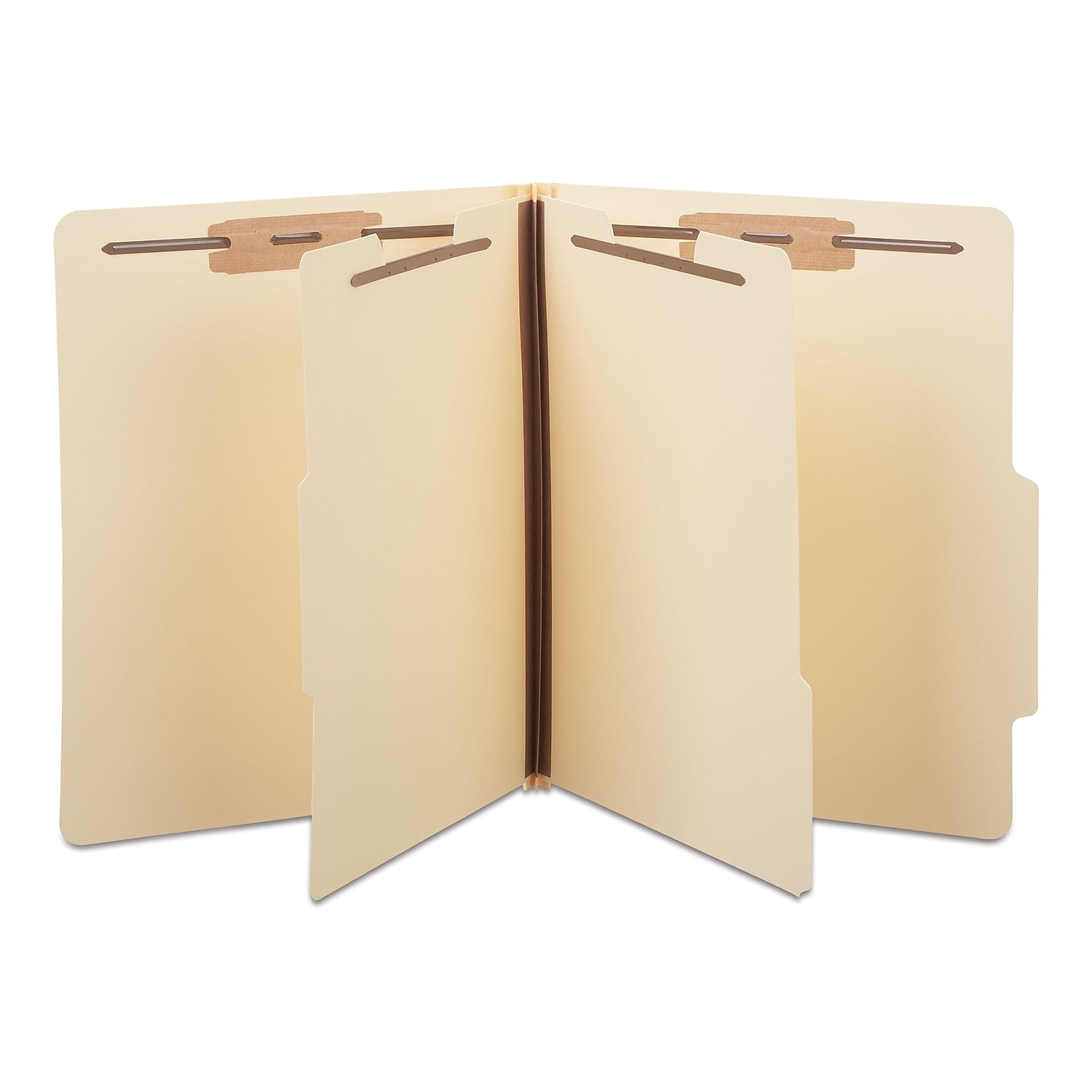 Staples Classification Folder 2-Dividers 2.5" Expansion Letter Size Manila 20/Carton ST384872/3848VS
