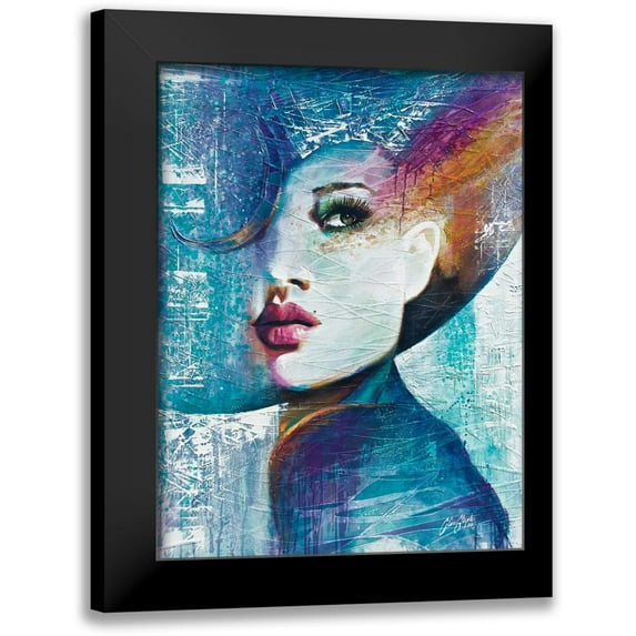 Staples, Colin John 12x14 Black Modern Framed Museum Art Print Titled - Angie