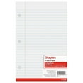 Staples College Ruled Filler Paper 5 1/2" x 8 1/2" 100/Pack (12301M