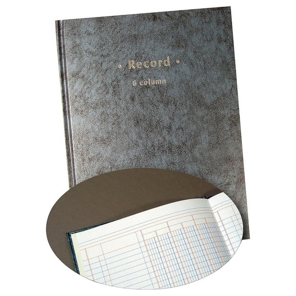 Staples Columnar Books 7 1/4 x 9 1/2 6 217752
