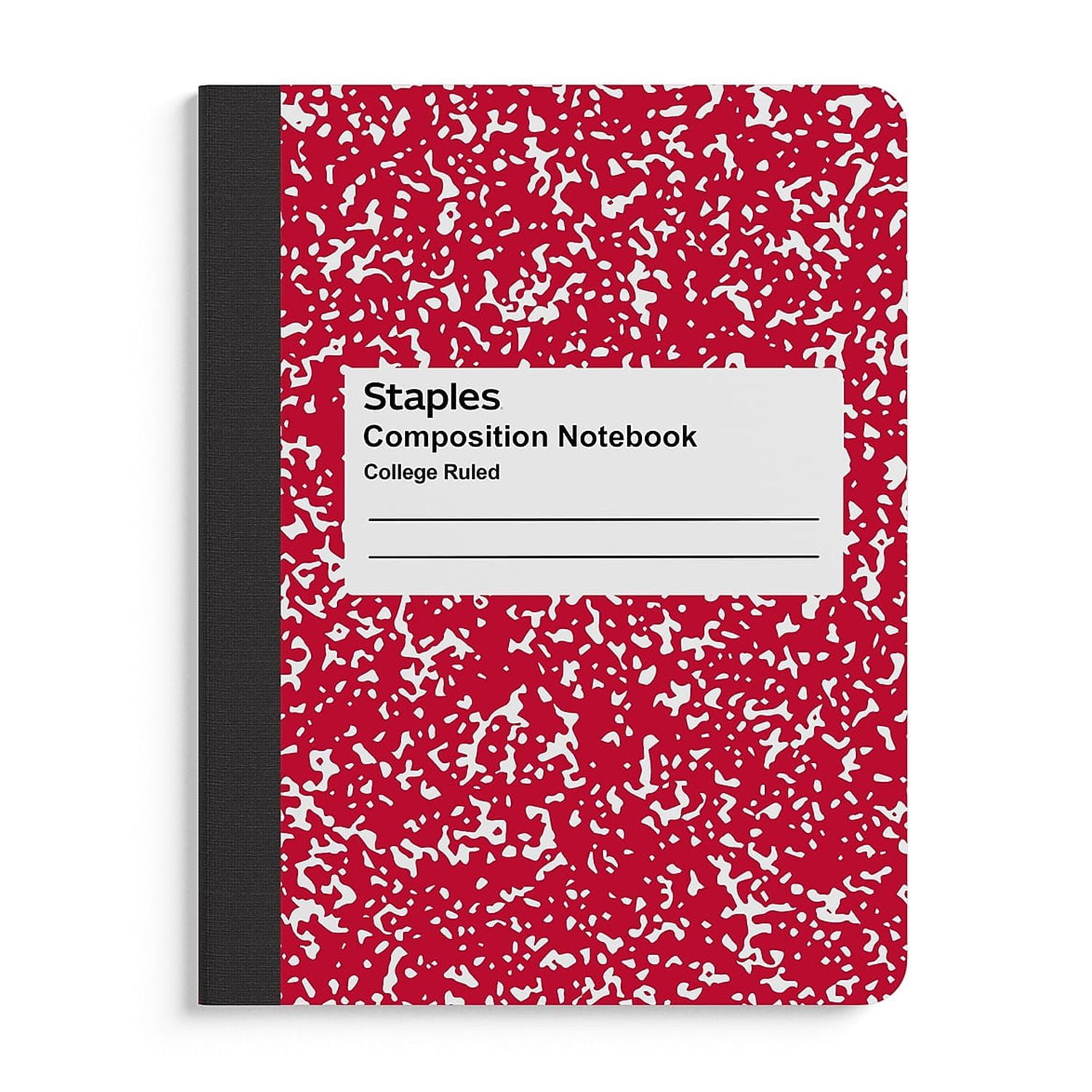 Staples Composition Notebook 9.75" x 7.5" College Ruled 100 Sh. Asst 48 ...