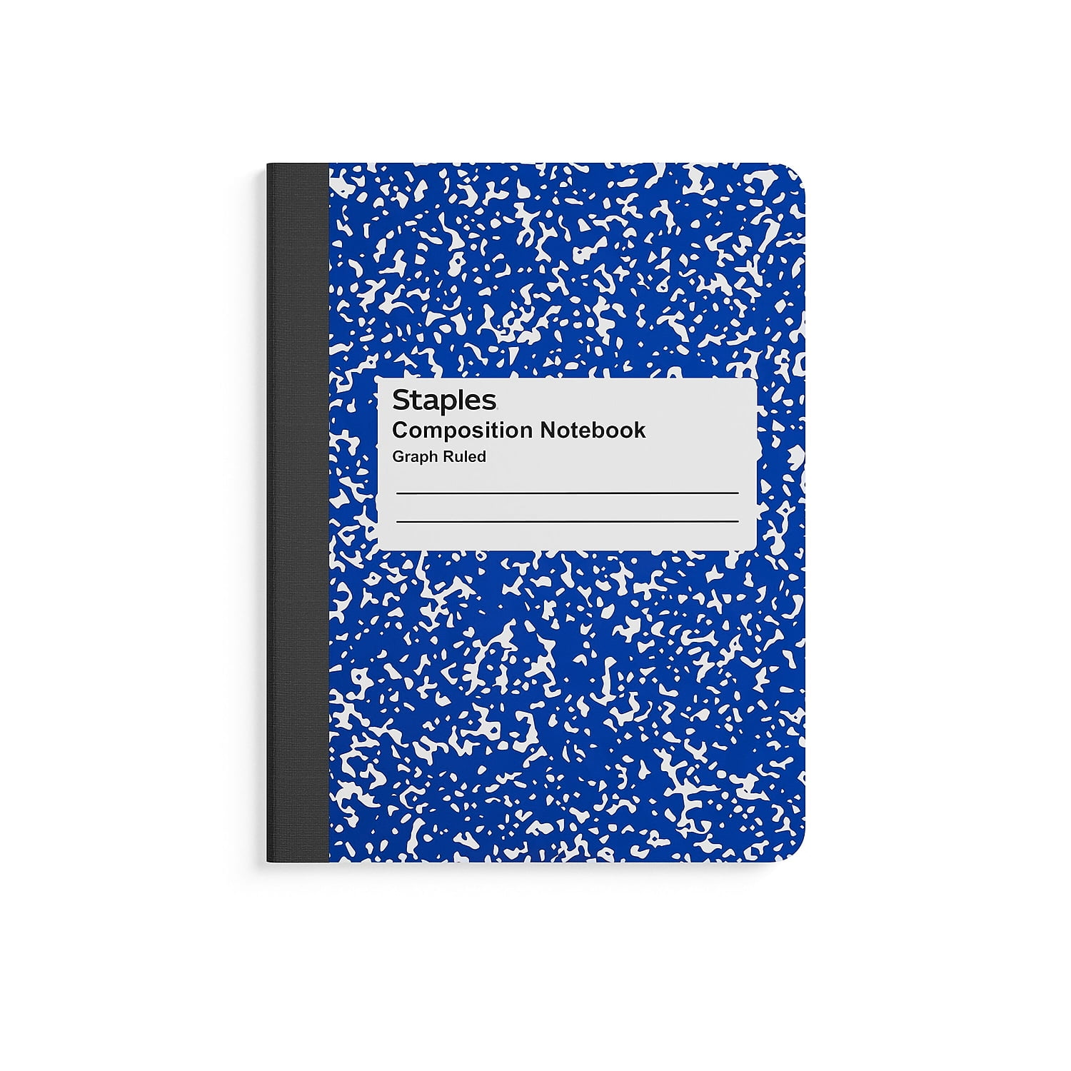 Staples Composition Notebook 9.75" x 7.5" Graph Ruled 100 Sh. Blue 132674