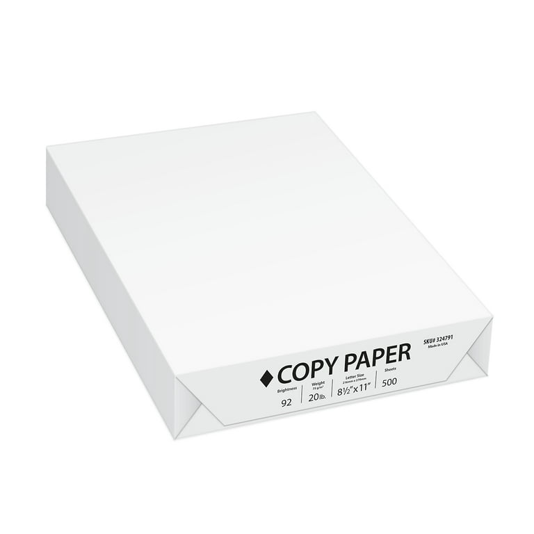 Color Paper, 8.5” x 11”, 20 lb / 75 gsm, Gray , 500 Sheets