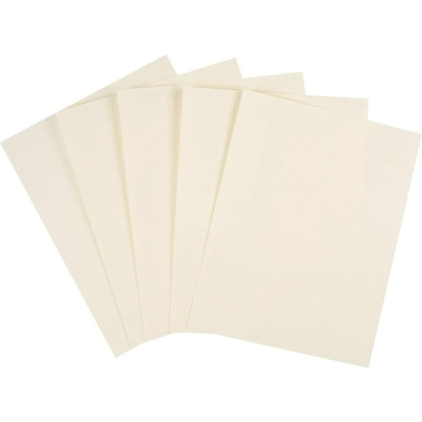 Staples Cover Stock Paper 67 lbs 8.5" x 11" Ivory 250/Pack (82996