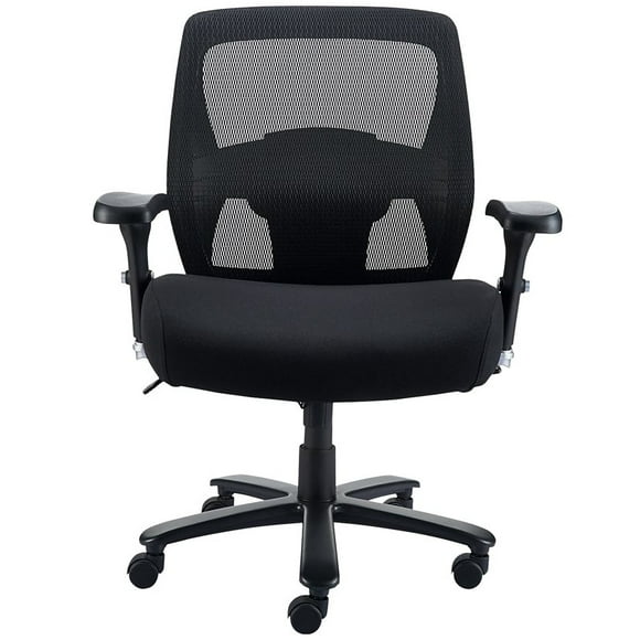 Staples Driscott Mesh Big and Tall Chair Black 1680262