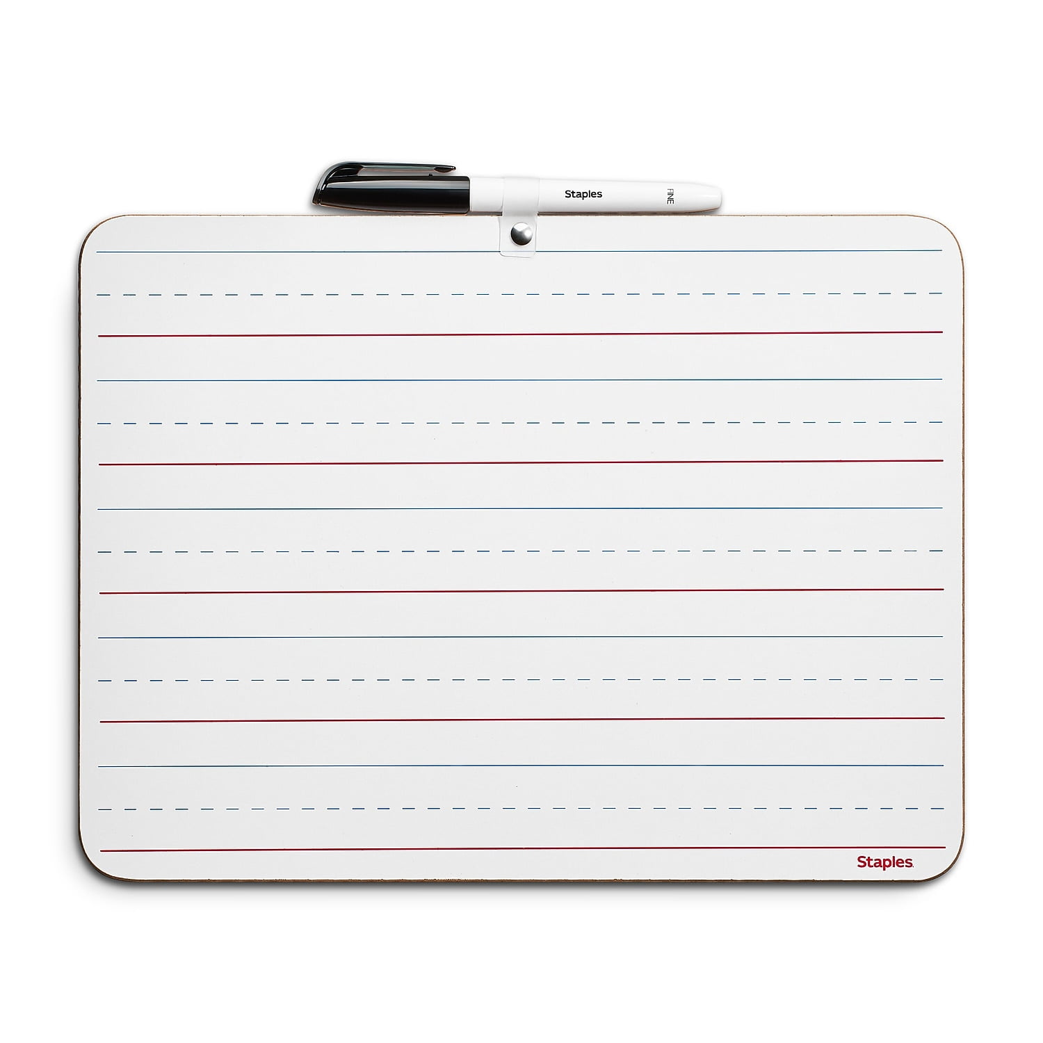 Notepad Ruled Whiteboard Staples Dry-Erase Learning Board 8.9