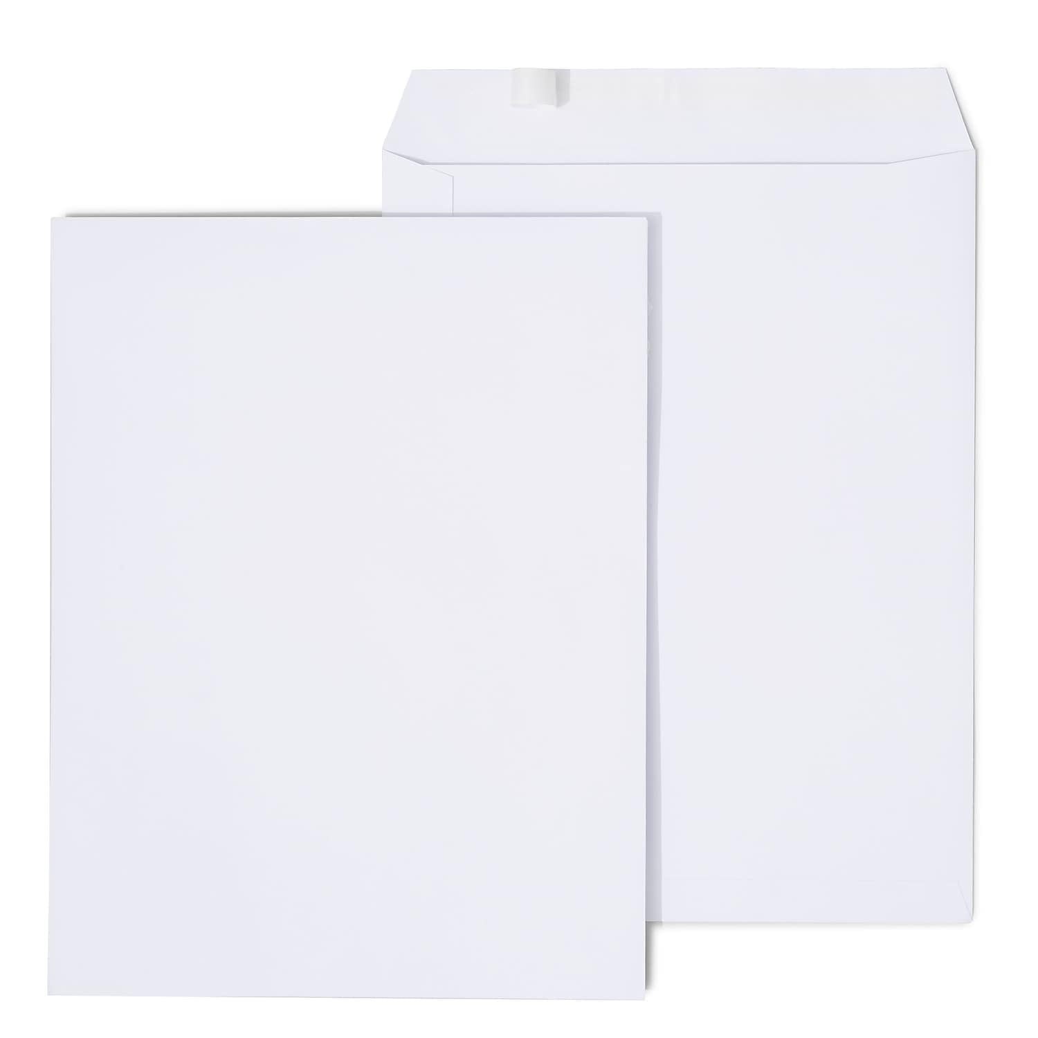 Staples EasyClose Catalog Envelopes 10"L x 13"H White 100/BX 379476NCC