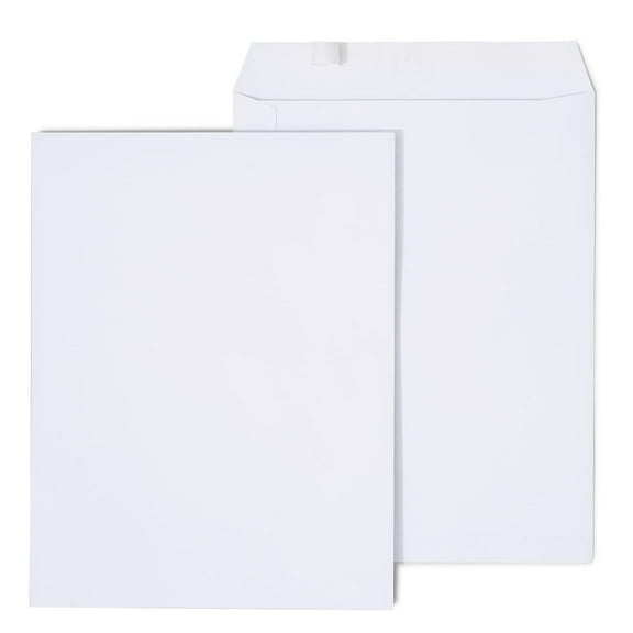 Staples EasyClose Catalog Envelopes 10"L x 13"H White 200/Carton ST379476N-CCVS