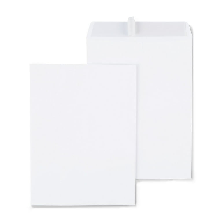 Custom Full Color Catalog Envelopes Open End 9 x 12 White Wove Box