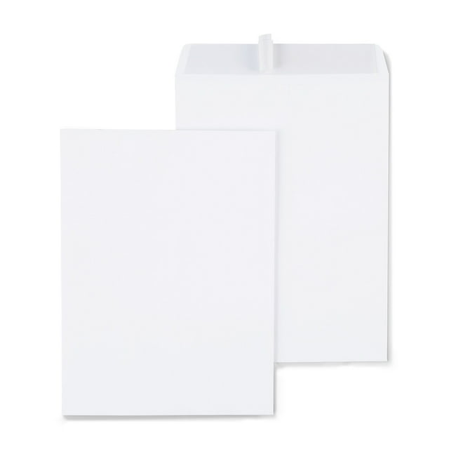 Staples EasyClose Catalog Envelopes 9"L x 12"H White 200/Carton