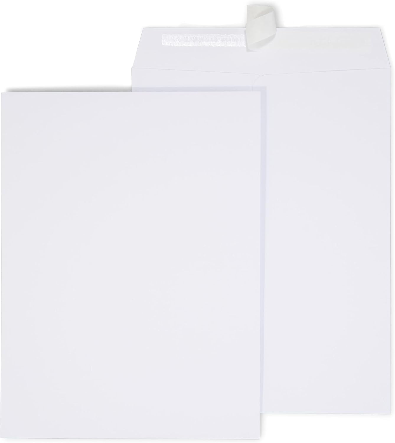 Staples EasyClose Catalog Envelopes, 9inch L x 12inch H, White, 500