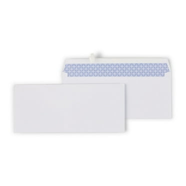 Staples EasyClose Security Tint #10 Envelope 4-1/8" x 9-1/2" White 500/BX 50312
