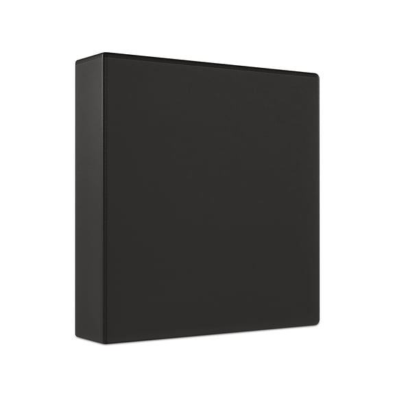 Staples 2" Simply View Binder with Round Rings Black 374810