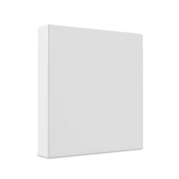 Staples Economy 2" 3-Ring View Binder White 3/Pack ST23725-CCVS