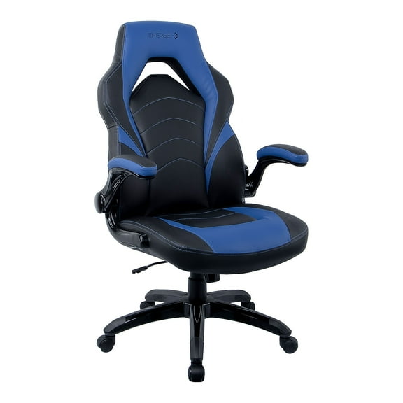 Staples Emerge Vortex Bonded Leather Gaming Chair Black and Blue 2/Pack (58293-CCVS)