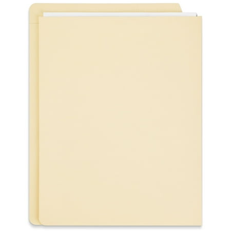 Staples End Tab File Folder Straight Cut Letter Size Manila Reinforced Tab 50/Box (ST62572)