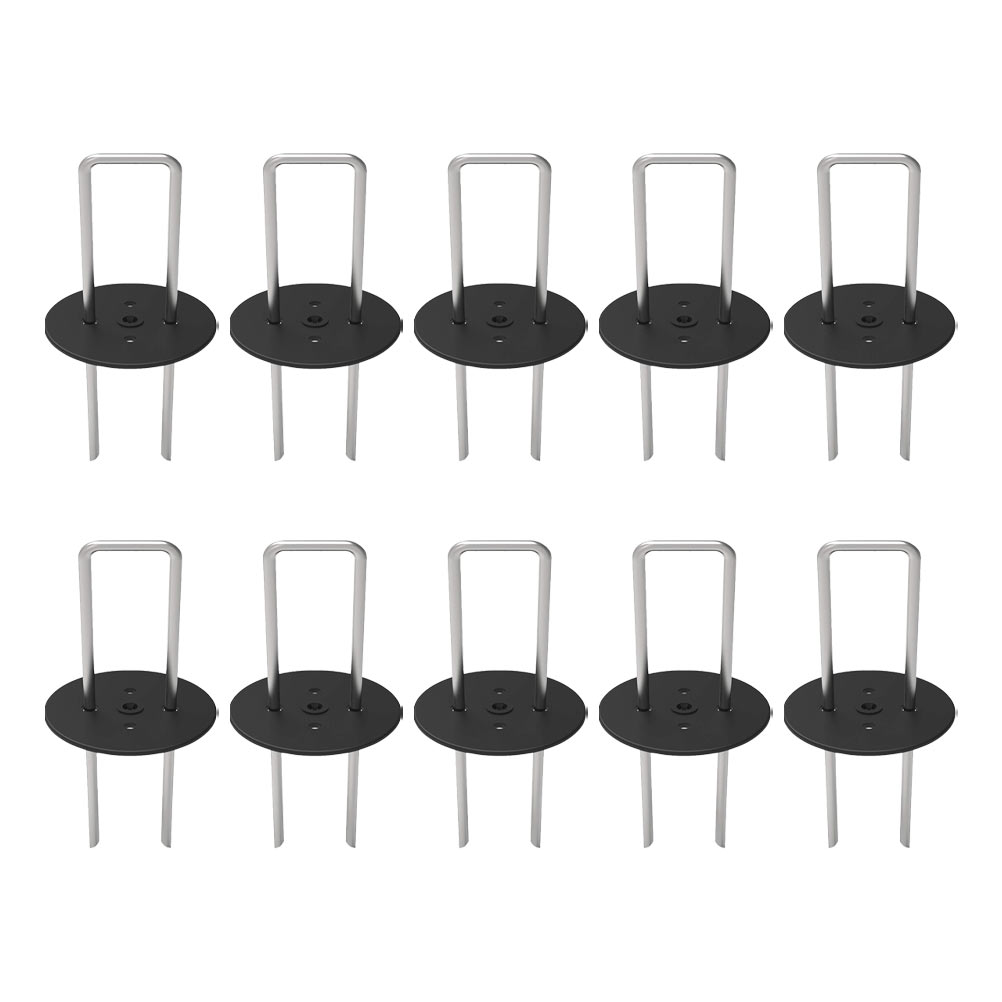 Staples Fabric Weed Stakes Garden Landscape Sod Mat Barrier Pins Control Cloth Fence Stakes