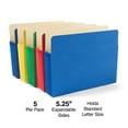 thumbnail image 1 of Staples File Pockets 5.25" Expansion Letter Size Assorted Colors 15/Carton ST765503-CCVS, 1 of 3