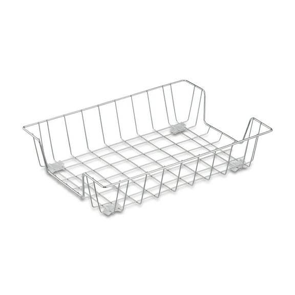 Staples Front Loading Letter Tray Chrome Steel (10849CC) 119859