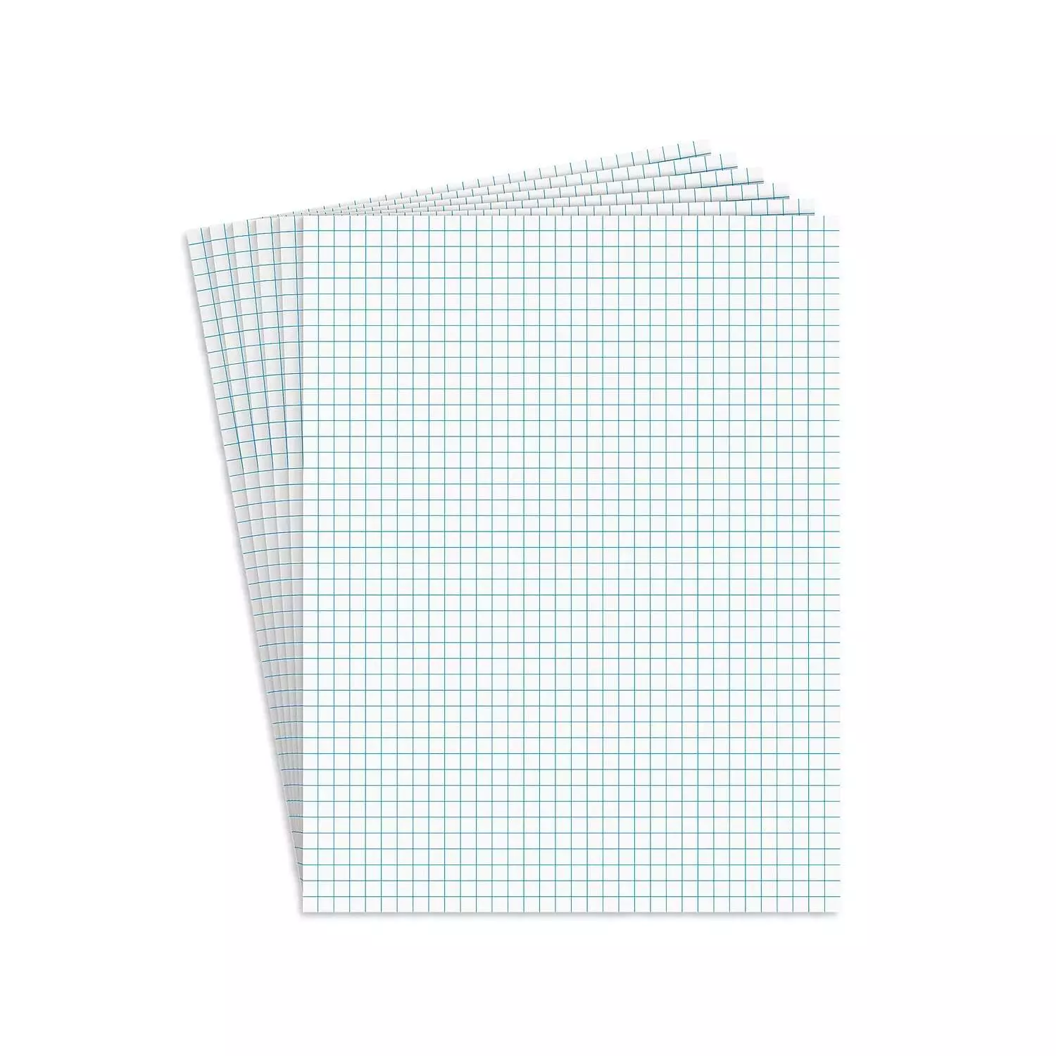 Staples Graph Pads 8.5" x 11" Graph White 50 Sh./Pad 6 Pads/PK TR57333/51301