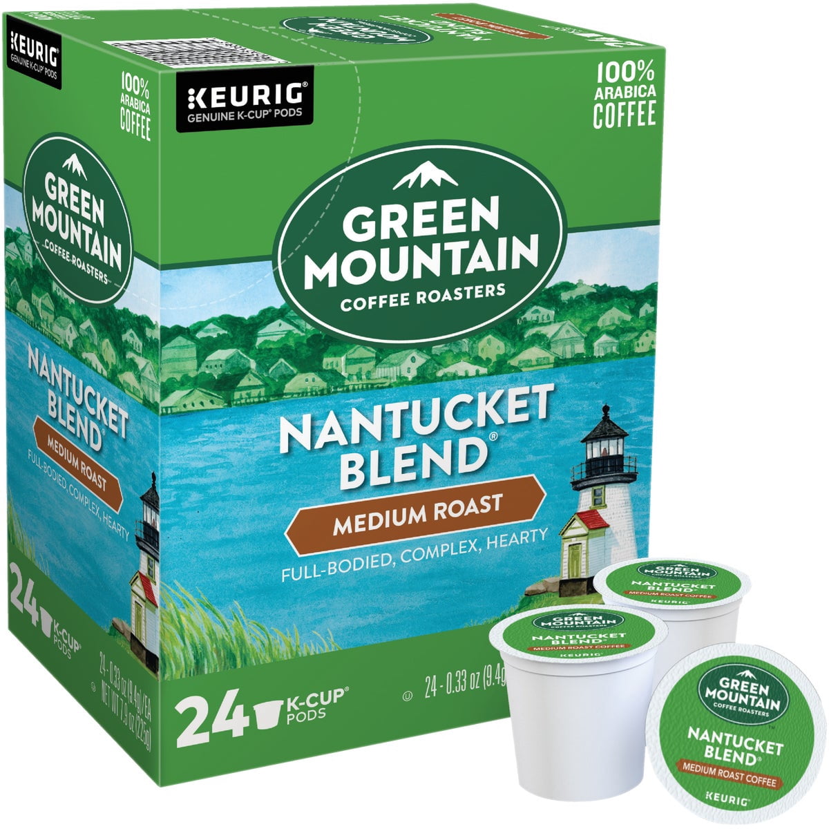 Staples Nantucket Blend Medium Roast Coffee K-Cup Pods - Keurig Compatible - 24 Ct — Residential Use, Standard Application