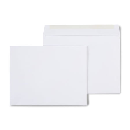 Staples Gummed Booklet Envelopes 10" x 13" White 100/Box (SPL487765)