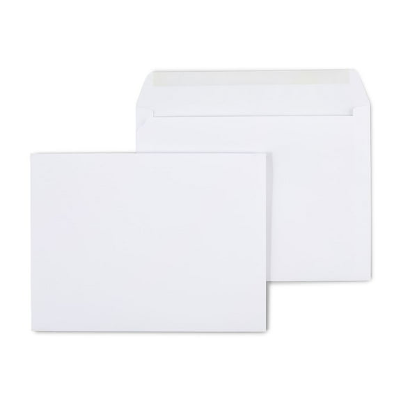 Staples Gummed Booklet Envelopes 9" x 12" White 200/Carton ST473009-CCVS