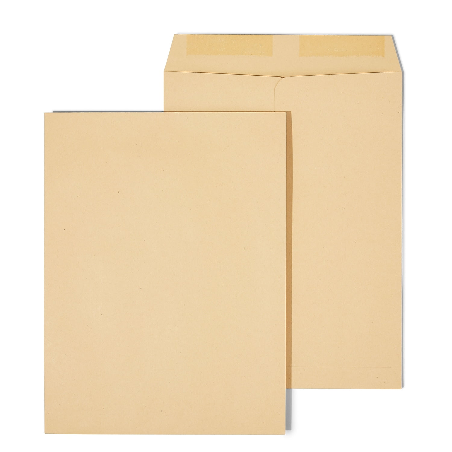 Staples Gummed Catalog Envelopes 9"L x 12"H Brown 100/Box (SPL194969