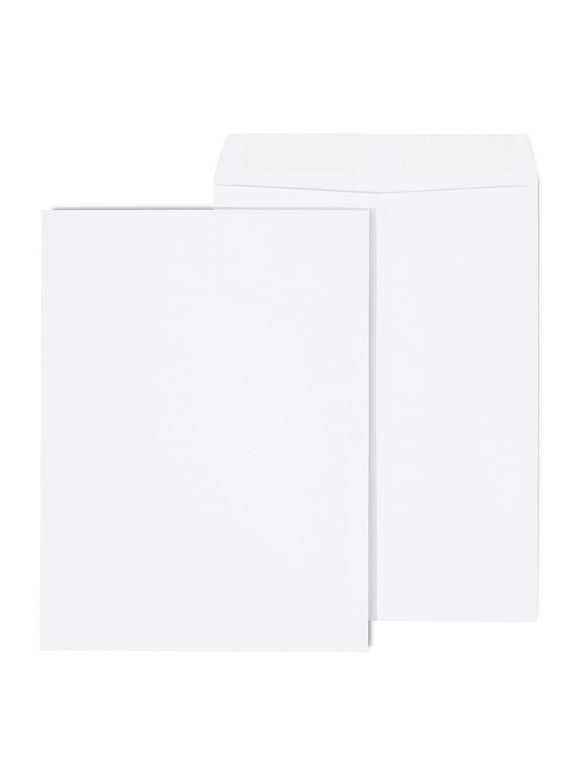 Staples Gummed Catalog Envelopes 9"L x 12"H White 250/Box (486949R)