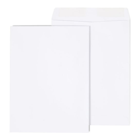 Staples Gummed Catalog Envelopes 9"L x 12"H White 500/Carton ST486949R-CCVS