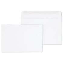 Staples Gummed Flap Side-Opening Booklet Envelopes 6" x 9" White Wove 250/BX 472852