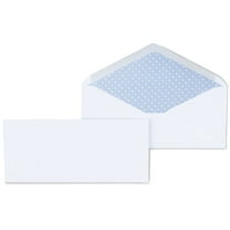 Staples Gummed Security Tint #10 Envelope 4-1/8" x 9-1/2" White 500/BX 200519