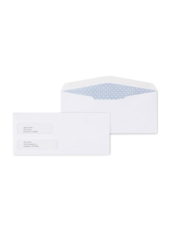Staples Gummed Security Tinted #10 Business Envelopes 4 1/8" x 9 1/2" 1000/Carton ST20137VS