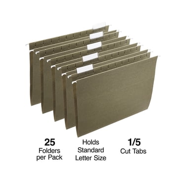 Staples Manila File Folders Letter 3 Tab Assorted Position 100/Box ...