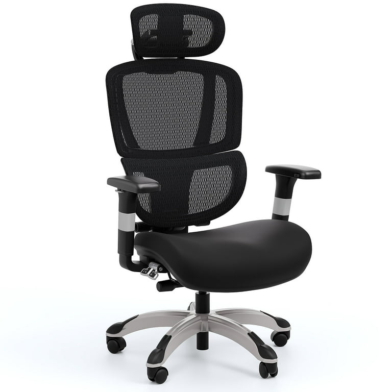 Staples Hyken Pro Ergonomic Fabric Swivel Task Chair Black