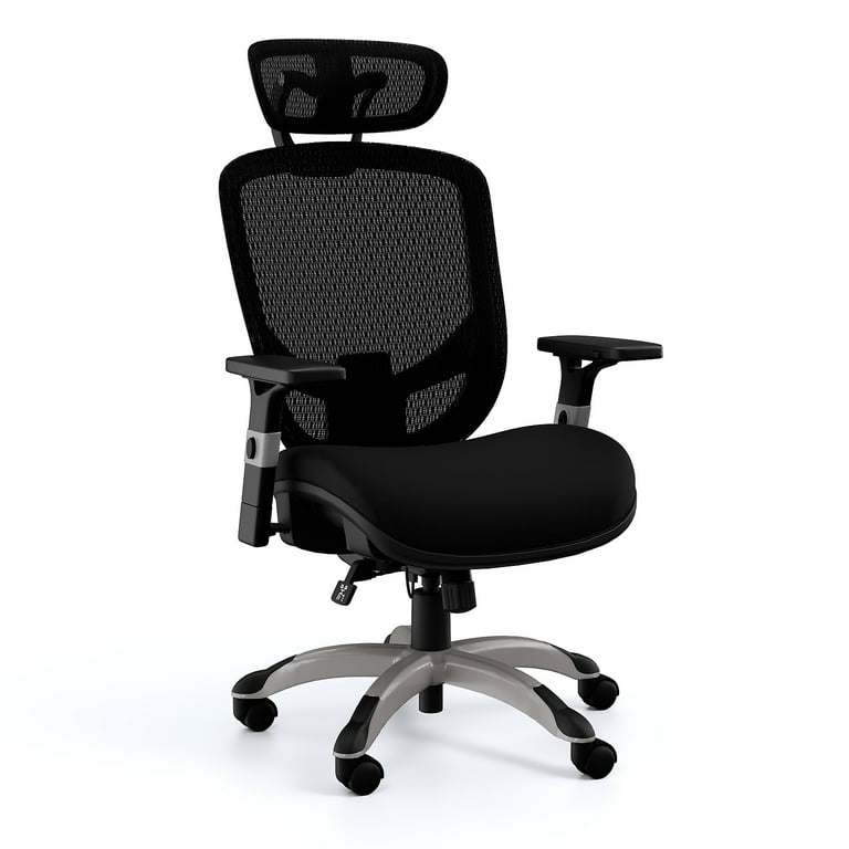 Staples Hyken XL Ergonomic Fabric Swivel Big & Tall Chair Black