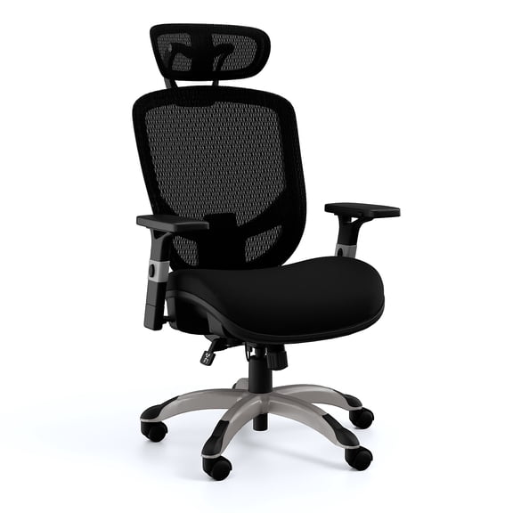 Staples Hyken XL Ergonomic Fabric Swivel Big & Tall Chair Black (ST63145)