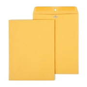 Staples Kraft Clasp Envelopes 9-1/2" x 12-1/2" Brown 100/Box (535013/17076)