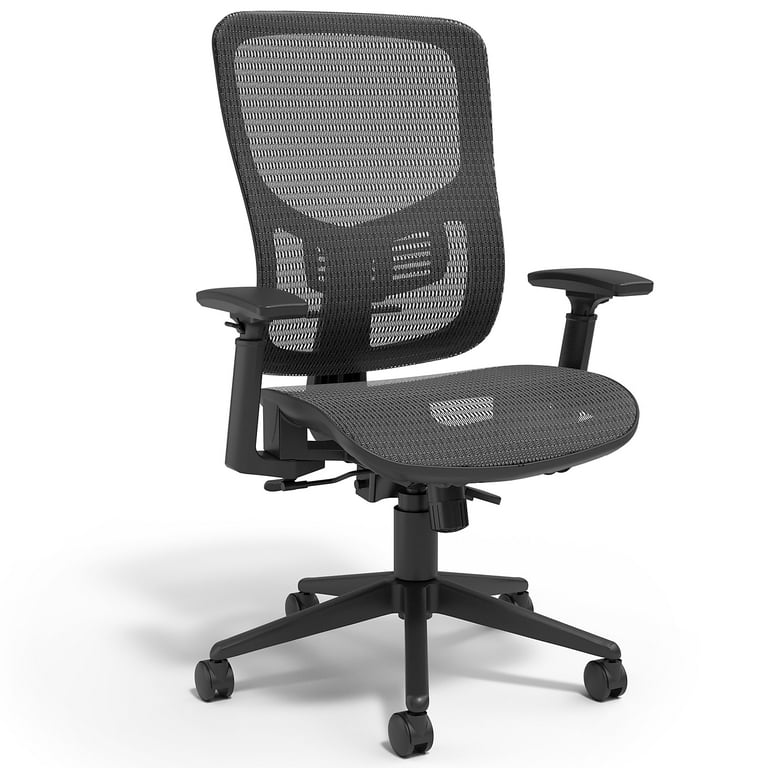 STAPLES Kroy Mesh Task Chair, Black, Ergonomic Adjustable Office
