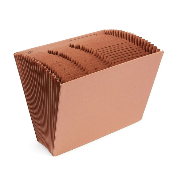 Staples Letha-Tone Reinforced Accordion File Alphabetical Index 21-Pocket Letter Size 2/Pack