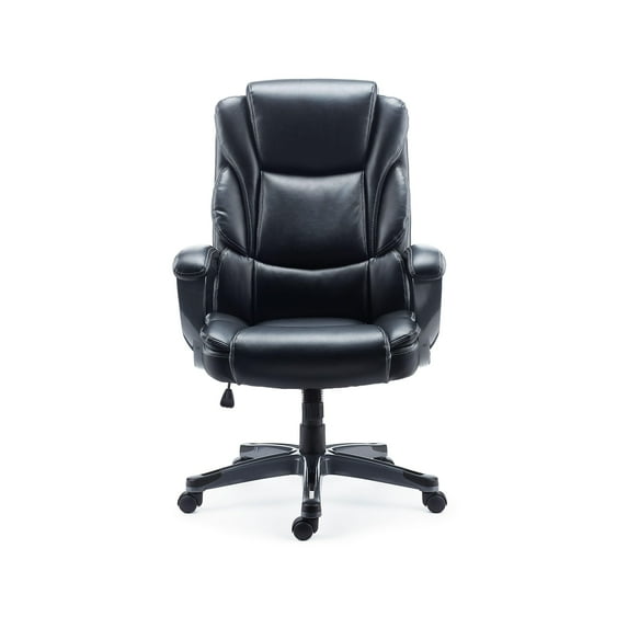 Staples Mcallum Bonded Leather Manager Chair Black 2/Pack 58065-CCVS