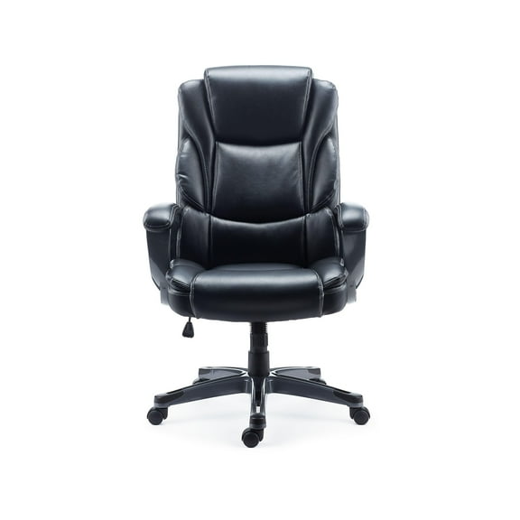 Staples Mcallum Bonded Leather Manager Chair Black 2/Pack 58065-CCVS
