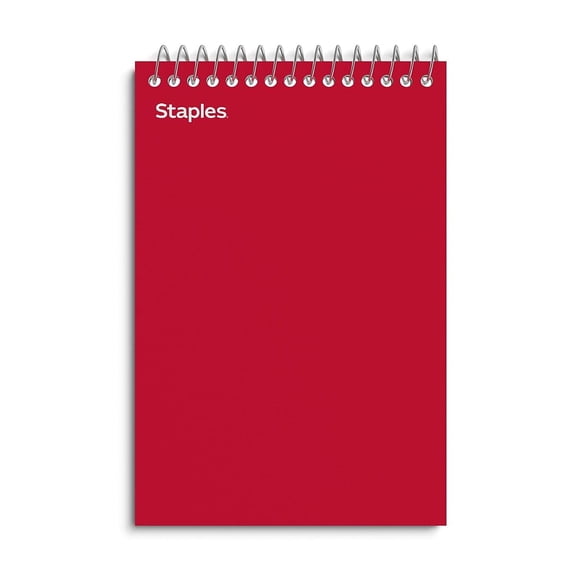Staples Memo Pads 4" x 6" College Assorted 50 Sh./Pad 5 Pads/PK (11494) TR11494N/11494