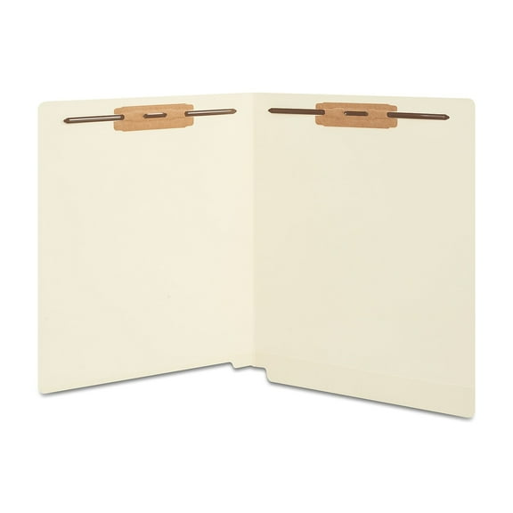 Staples Moisture Resistant Reinforced End Tab Classification Folder Letter Size Manila 300/Carton